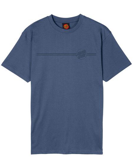 Santa Cruz T-Shirt Uomo Tonal Opus Dot Stripe (Heritage Blue) 2