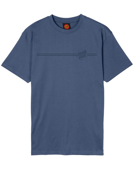 Santa Cruz Herren T-Shirt Tonal Opus Dot Stripe (Heritage Blue)