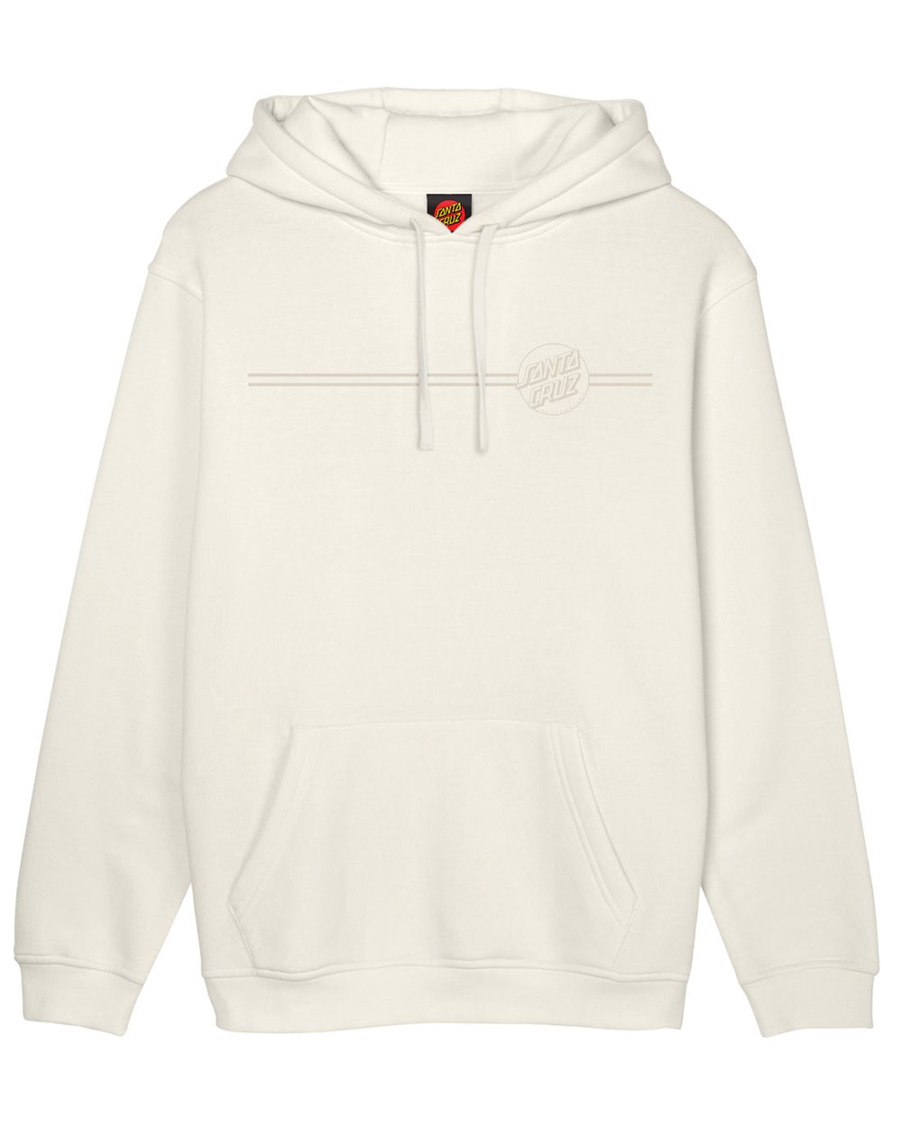 Santa Cruz Sweat à Capuche Homme Tonal Opus Dot (Unbleached Cotton)
