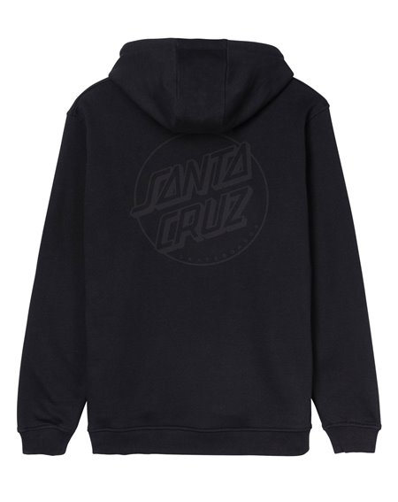 Santa Cruz Men's Hoodie Tonal Opus Dot (Black)