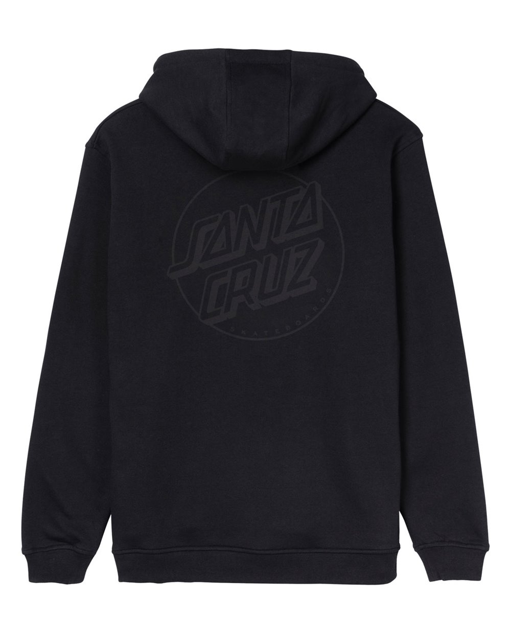 Santa Cruz Men's Hoodie Tonal Opus Dot (Black)