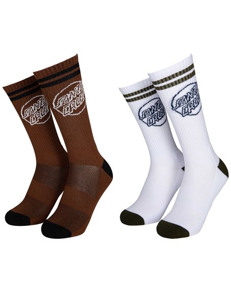 Santa Cruz Skate-Socken Kick 2 er Pack