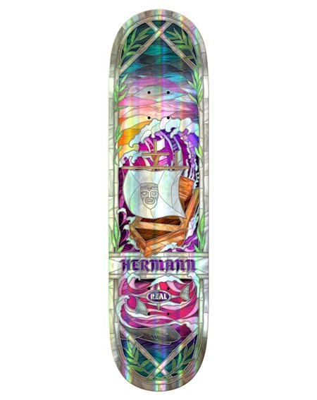 Real Shape Skate Hermann Stene Holographic Cathedral Full SE 8.38"
