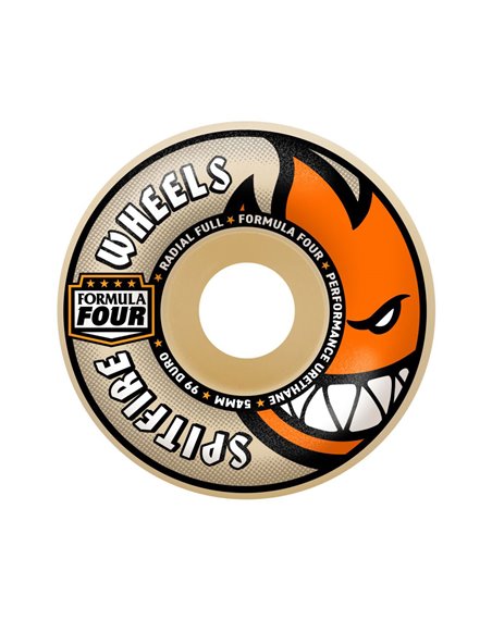 Spitfire Skateboard Räder Formula Four Radial Full 54mm 99A 4 er Pack