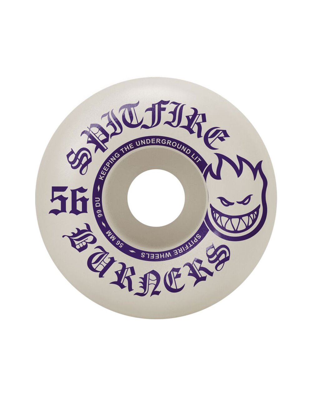 Spitfire Skateboard Wheels Burners Bighead 56mm 99A pack of 4