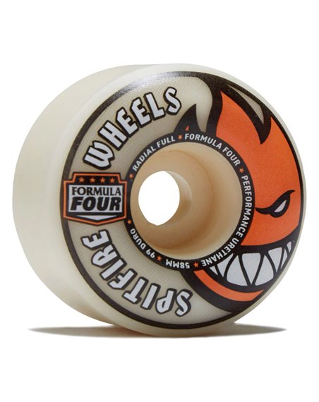 Spitfire Roues Skateboard Formula Four Radial Full 58mm 99A 4 pc