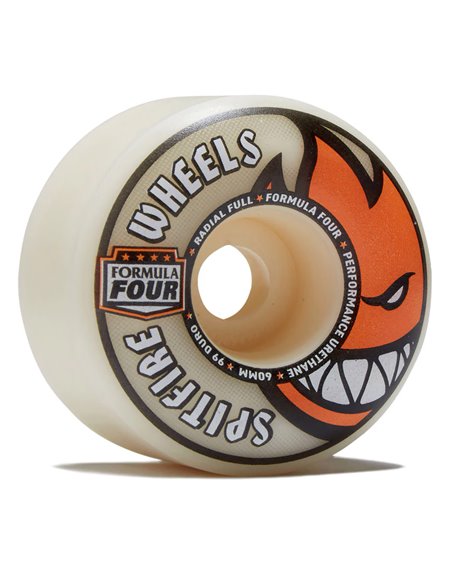 Spitfire Skateboard Wheels Formula Four Radial Full 60mm 99A pack of 4