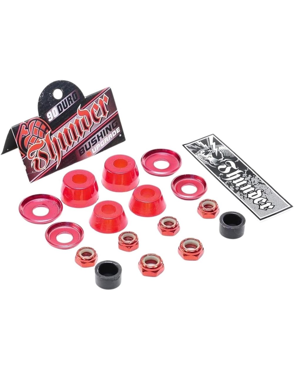 Thunder Gommini Skateboard Rebuild Kit 90D (Red)