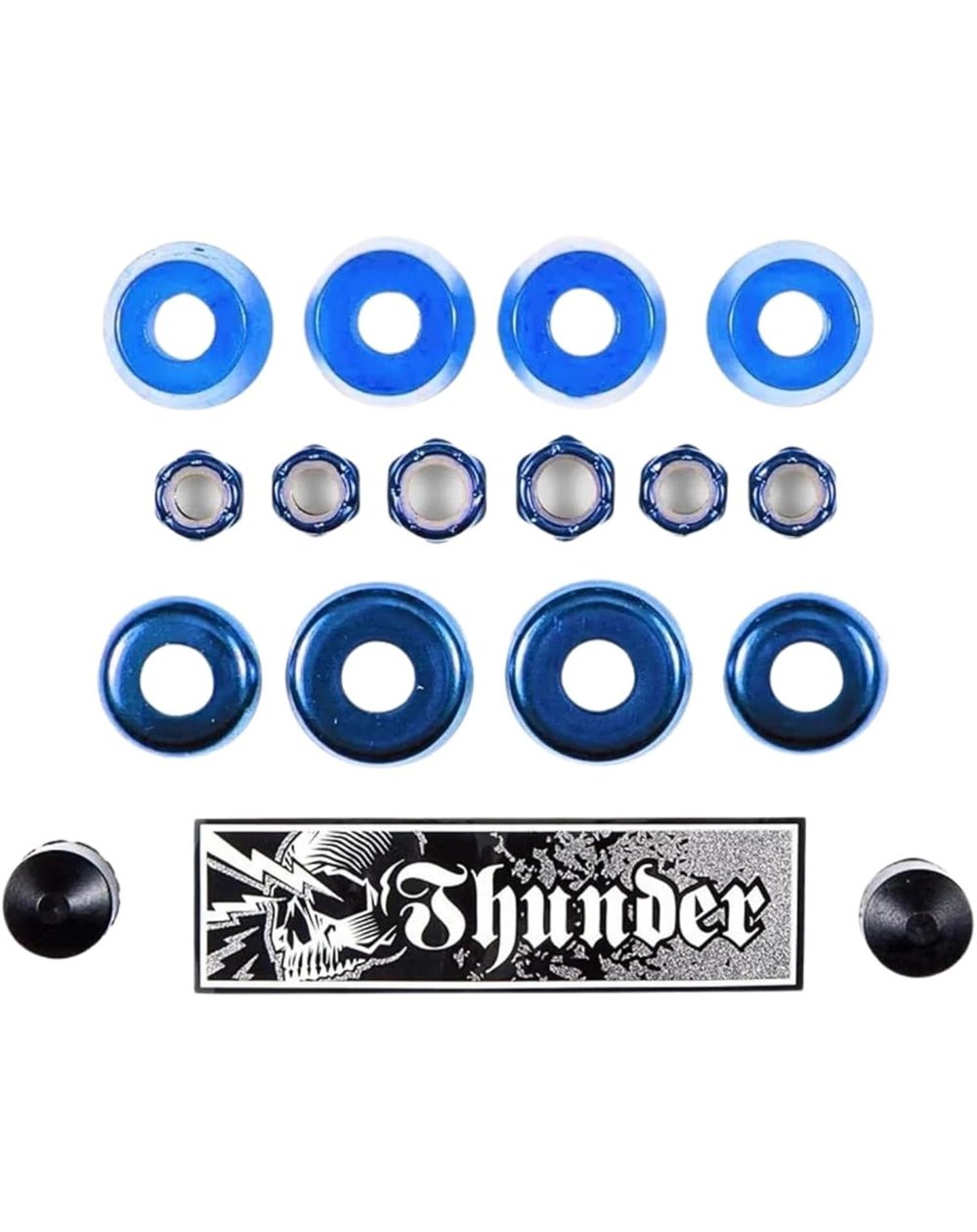 Thunder Skateboard Bushings Rebuild Kit 95D (Blue)