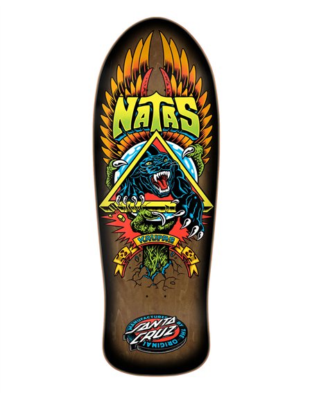 Santa Cruz Tabla Skateboard Natas SC Panther Reissue 10.538"