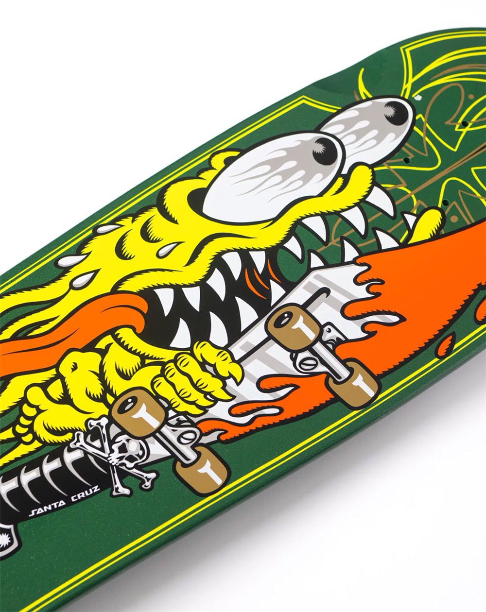 Santa Cruz Skateboard Deck Meek Pinstripe Slasher 9.23" (Green)