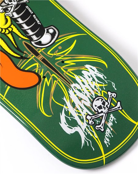 Santa Cruz Tabla Skateboard Meek Pinstripe Slasher 9.23" (Green)