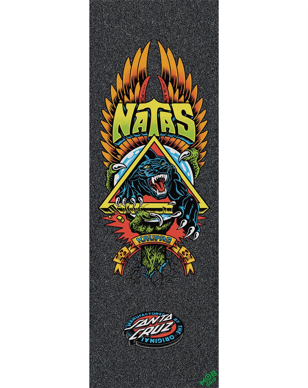 Mob Grip Griptape für Skateboard Santa Cruz Natas Panther 11" x 33"