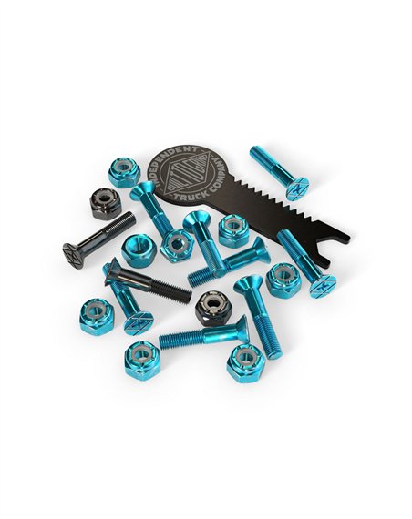 Independent Montageset Skateboard Genuine Parts 1" Phillips (Blue/Black)