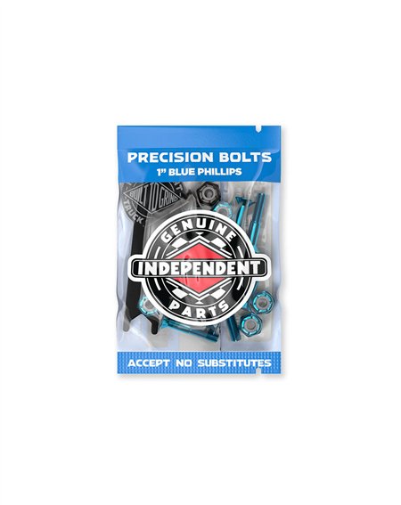 Independent Skateboard Mounting Kit Genuine Parts 1" Phillips (Blue/Black) 2