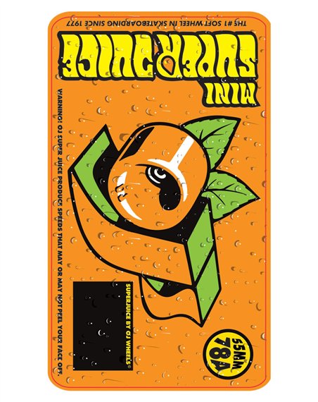 OJ Ruote Skate Mini Super Juice 55mm 78A (Black) 4 pz