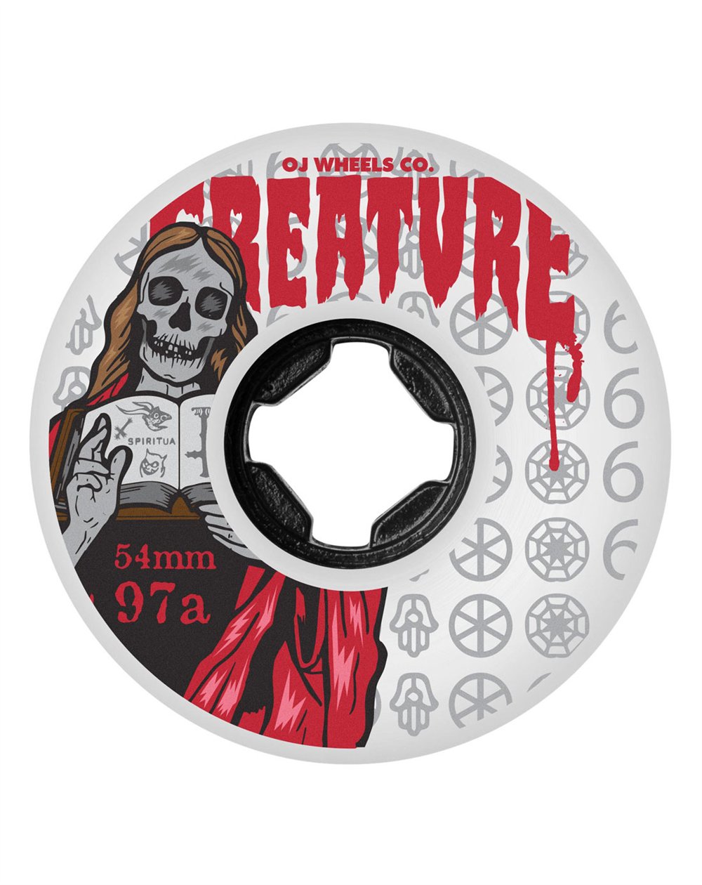 OJ Skateboard Wheels Bloodsuckers Hardline The Book Of OJ 54mm 97A pack of 4