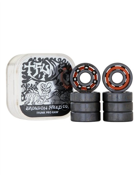 Bronson Speed Co. Skateboard Bearings Raw (T-Funk)