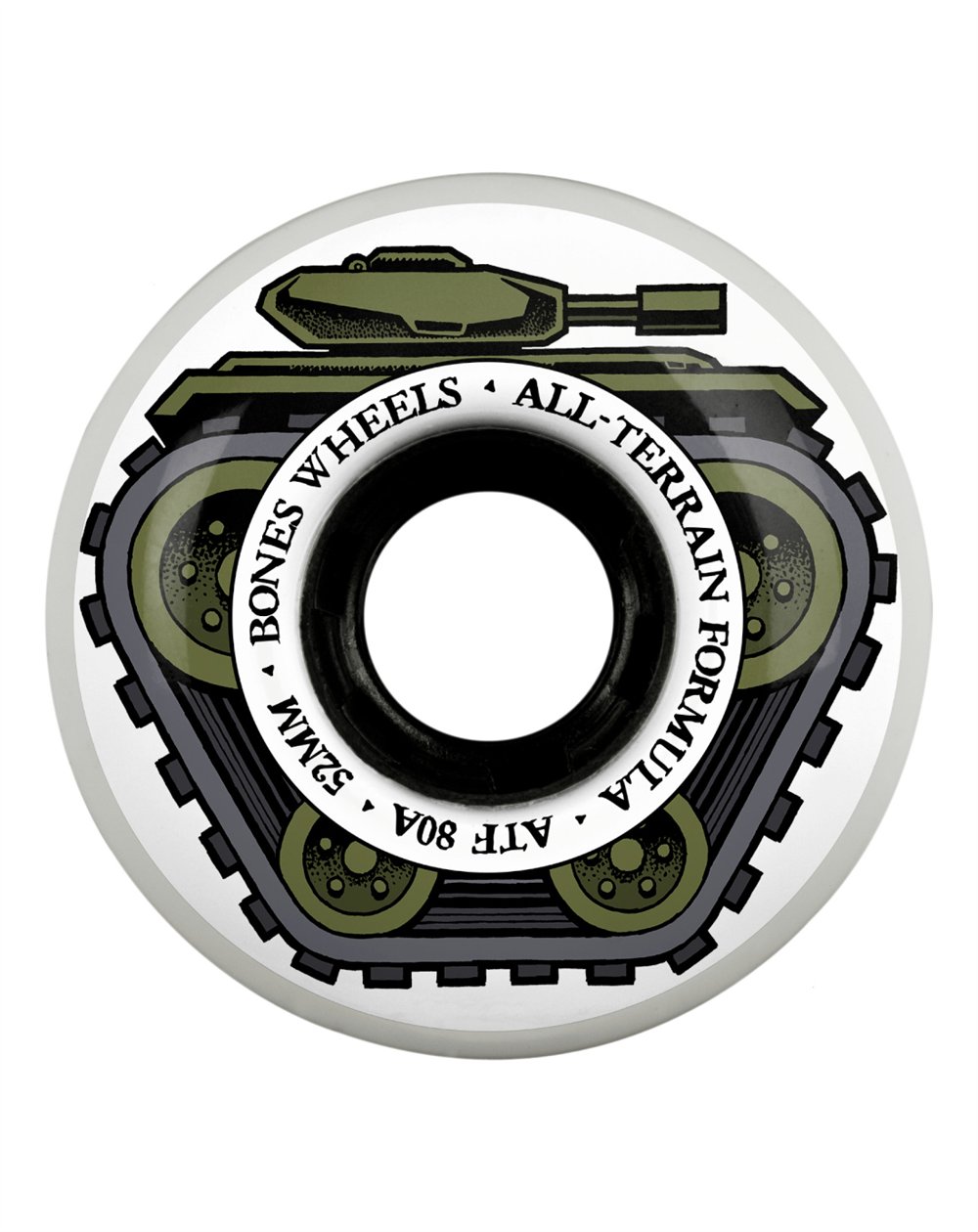 Bones Wheels Roues Skateboard ATF Filmers All Tank 52mm 80A 4 pc