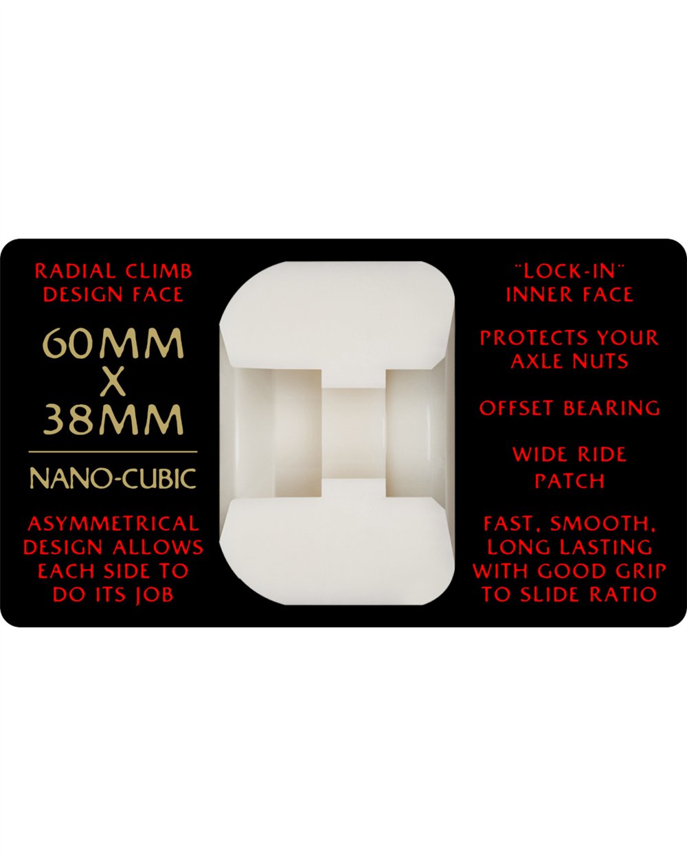 Powell Peralta Rodas Skate Dragon Formula Nano Cubic 60mm 93A