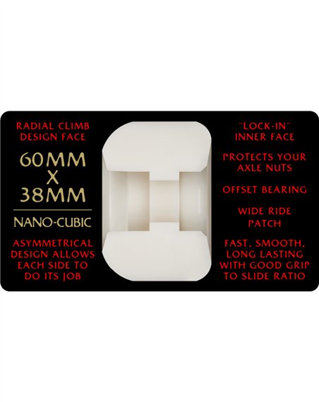 Powell Peralta Skateboard Räder Dragon Formula Nano Cubic 60mm 93A