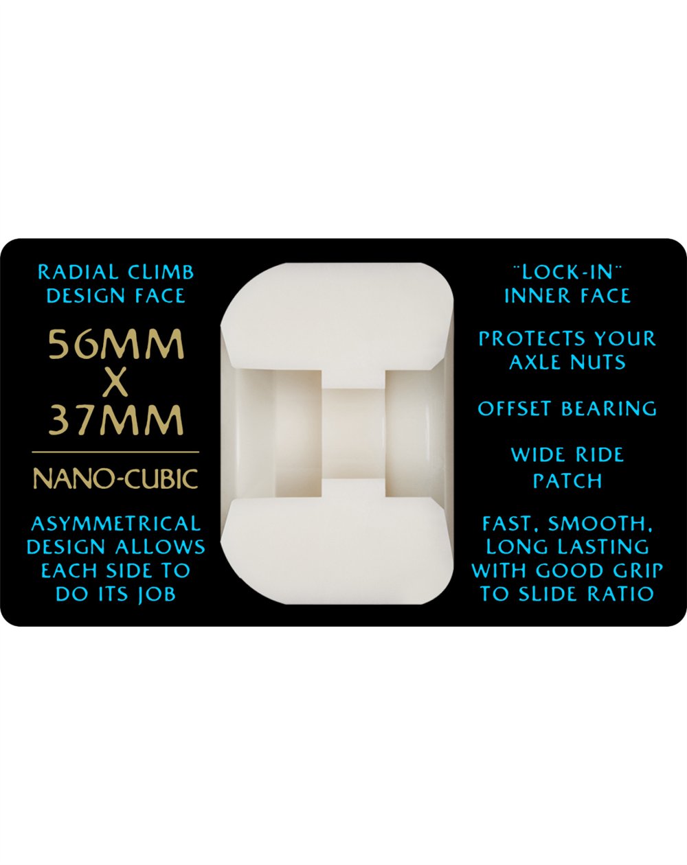 Powell Peralta Roues Skateboard Dragon Formula Nano Cubic 56mm 97A