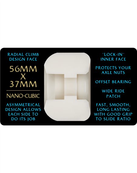 Powell Peralta Ruote Skate Dragon Formula Nano Cubic 56mm 97A