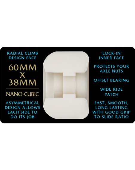 Powell Peralta Skateboard Räder Dragon Formula Nano Cubic 60mm 97A