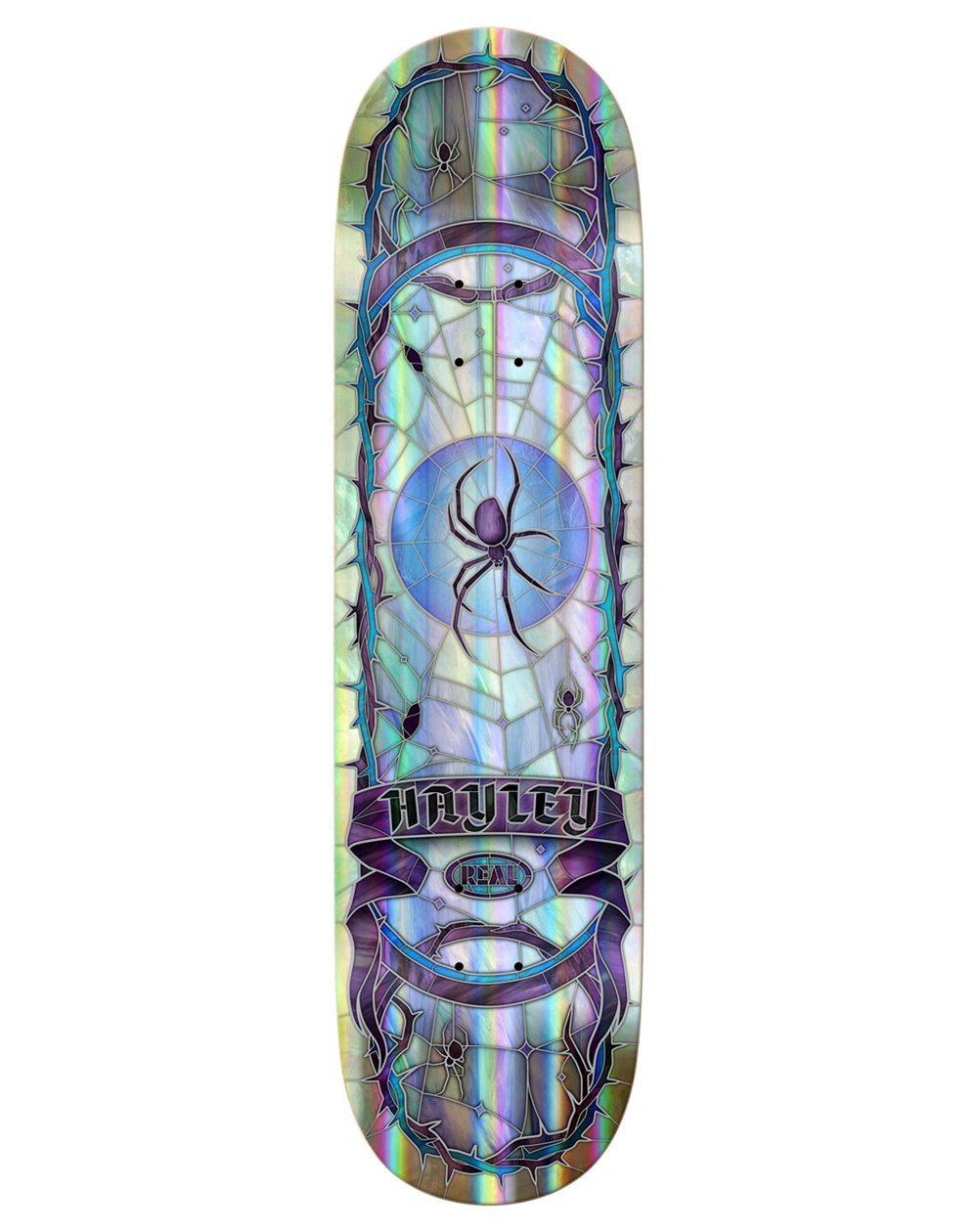 Real Planche de Skate Hayley Wilson Holograpich Cathedral (True Fit Mold) 8.06"