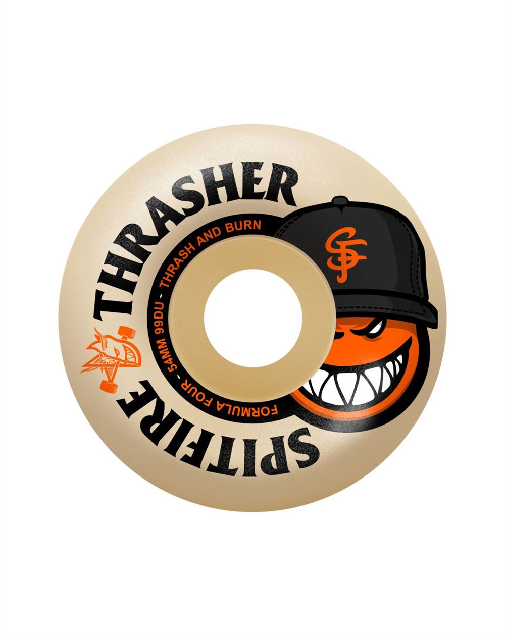 Spitfire Skateboard Räder Formula Four Radial Full (Thrasher The City) 54mm 99A 4 er Pack