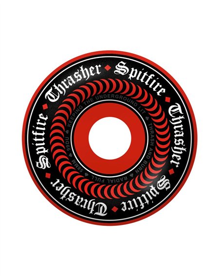 Spitfire Rodas Skate Formula Four Radial Full (Thrasher Oath) 58mm 99A 4 peças