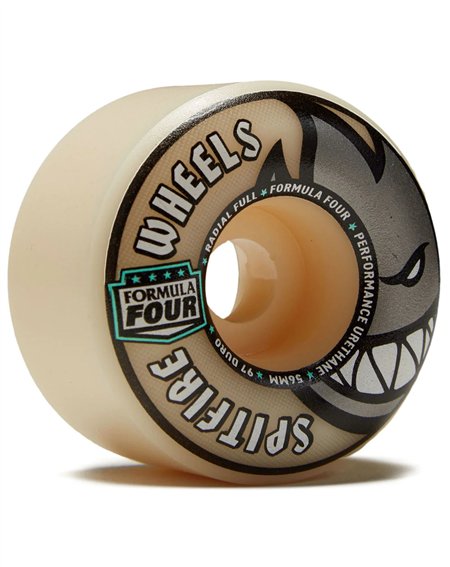 Spitfire Skateboard Wheels Formula Four Radial Full 56mm 97A pack of 4
