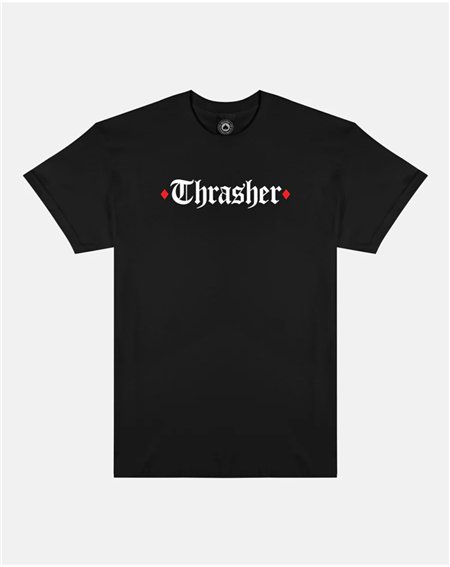 Thrasher T-Shirt Homme Thrasher x Spitfire The End Oath (Black) 2