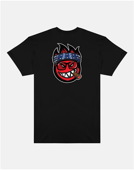 Thrasher T-Shirt Uomo Thrasher x Spitfire Big Head Jack (Black)
