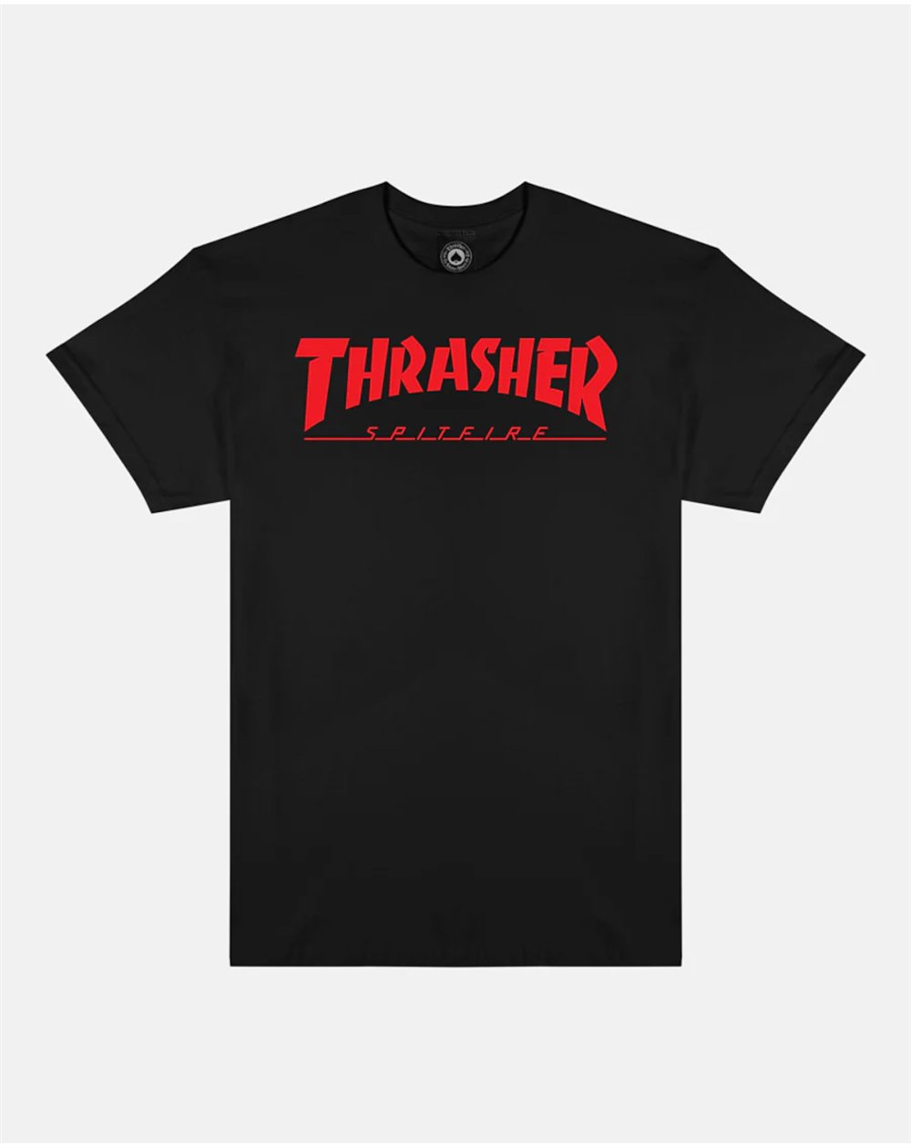 Thrasher Men's T-Shirt Thrasher x Spitfire Big Head Jack (Black)