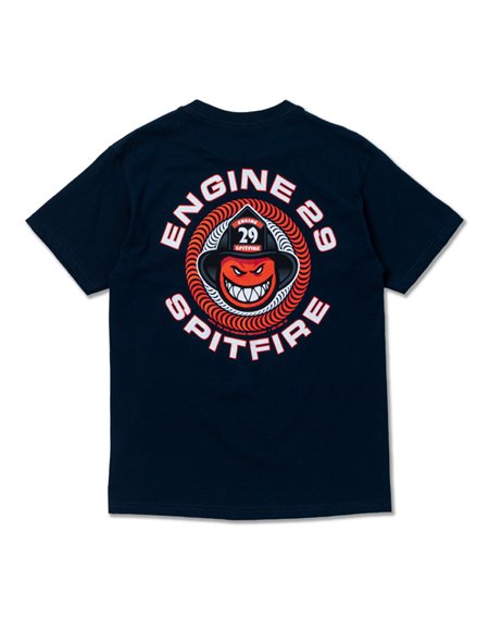 Spitfire T-Shirt Homme Spitfire x Engine 29 (True Navy)