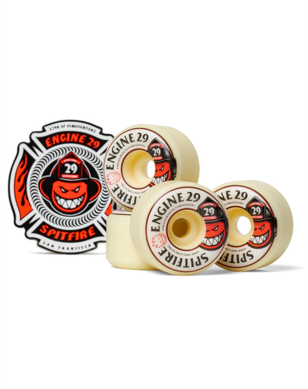 Spitfire Ruedas Skate Formula Four Conical Full (Spitfire x Engine 29) 56mm 99A 4 piezas