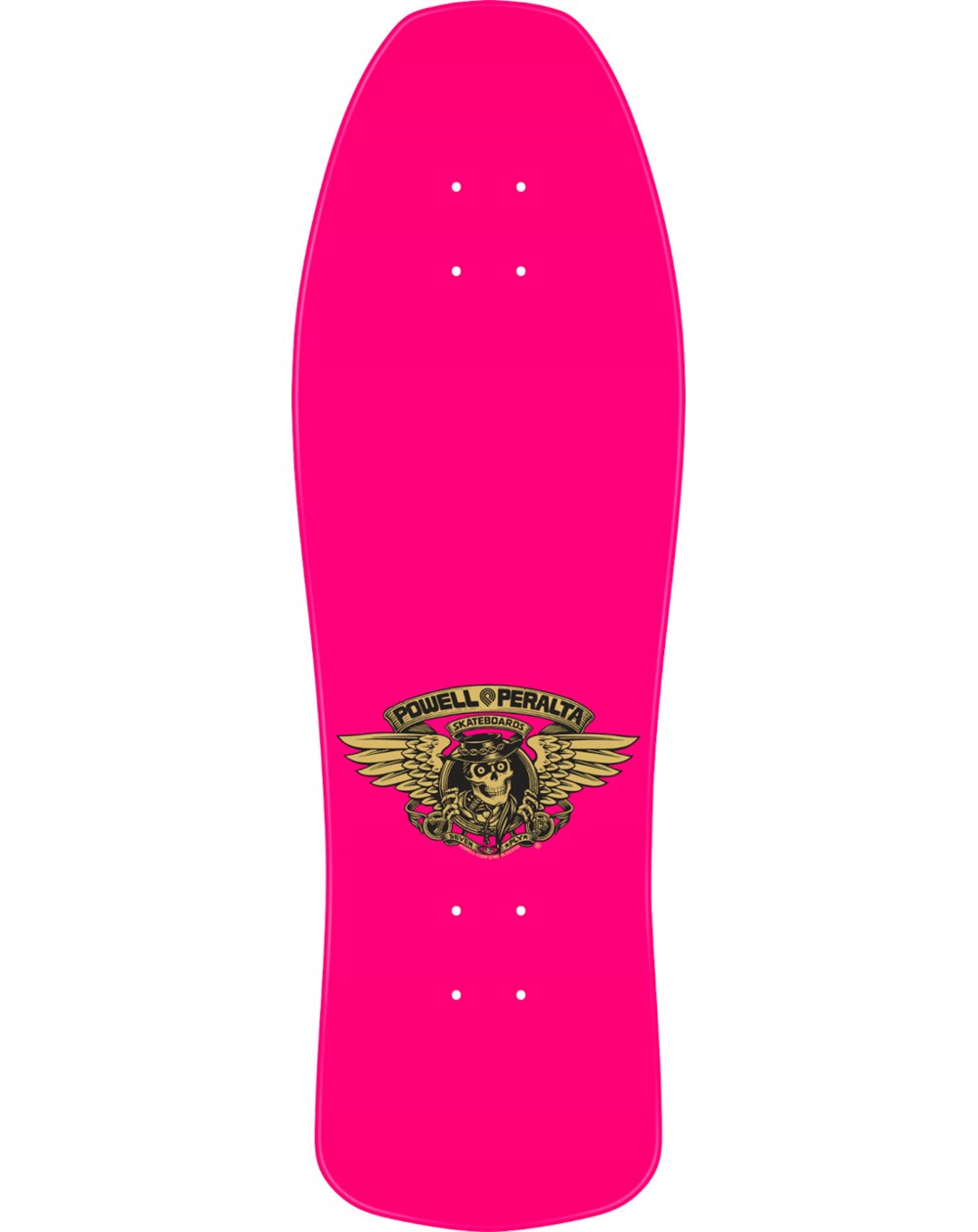 Powell Peralta Skateboard Deck Ray Underhill Chain & Cross Reissue 9.9" (Pink/Gold)