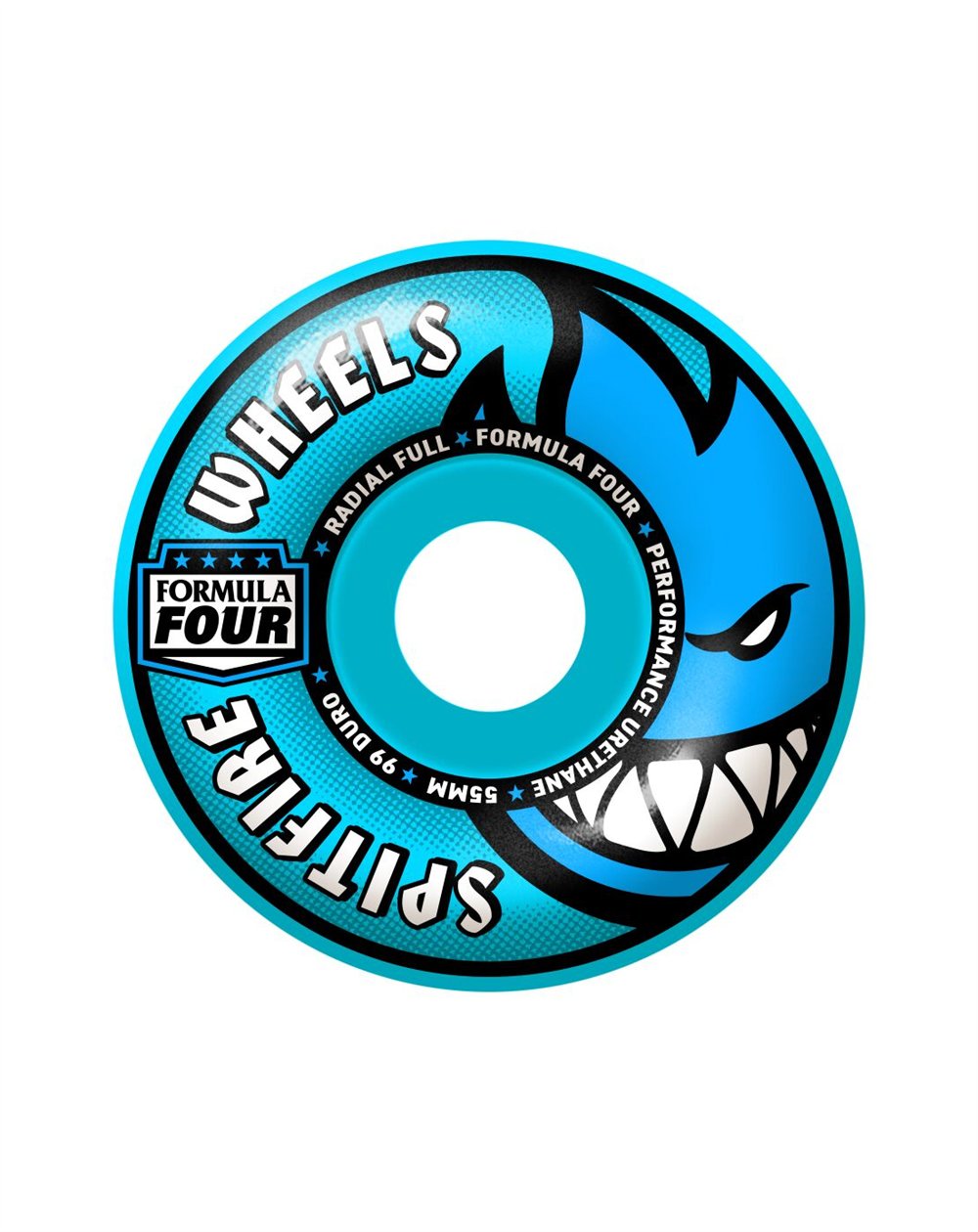 Spitfire Ruote Skate Formula Four Radial Full 55mm 99A (Light Blue) 4 pz