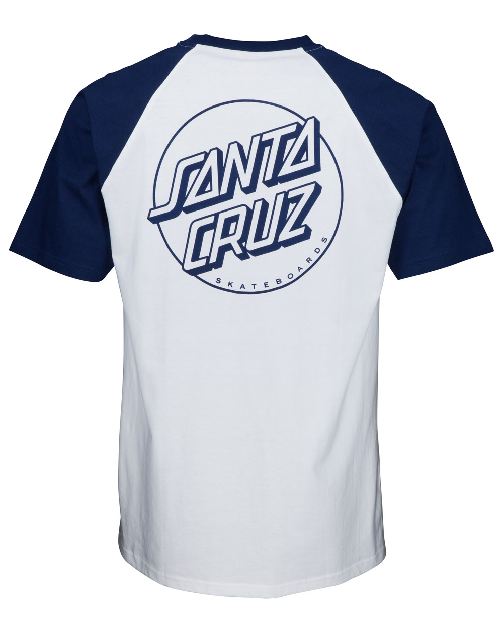 Santa Cruz Opus Dot Camiseta para Homem Dark Navy/White