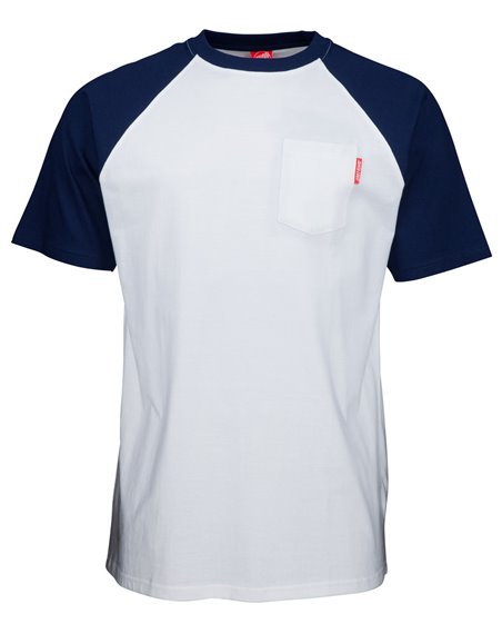 Santa Cruz Opus Dot T-Shirt Uomo Dark Navy/White