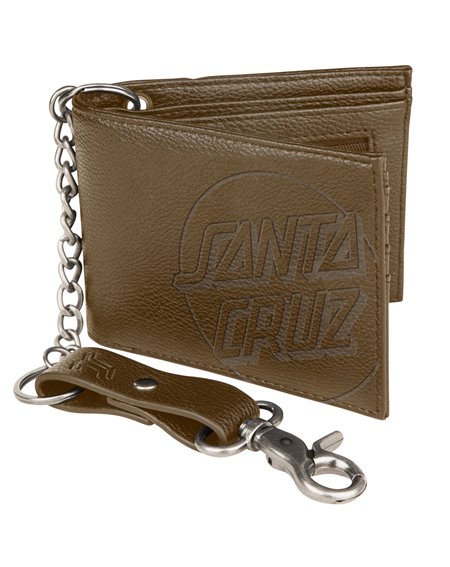 Santa Cruz Opus Dot Geldbörse mit Kette Brown
