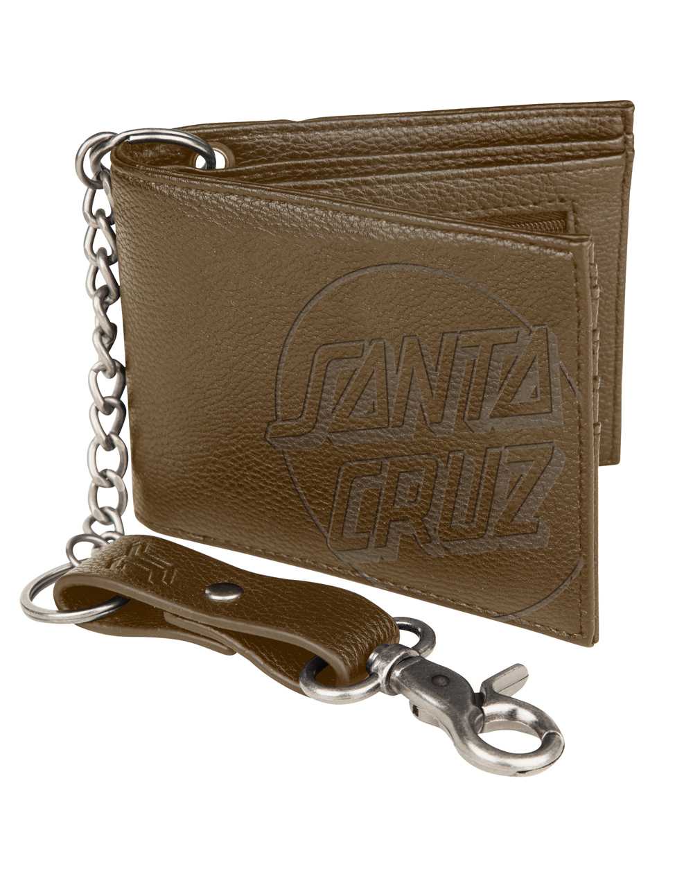 Santa Cruz Opus Dot Chain Wallet Brown