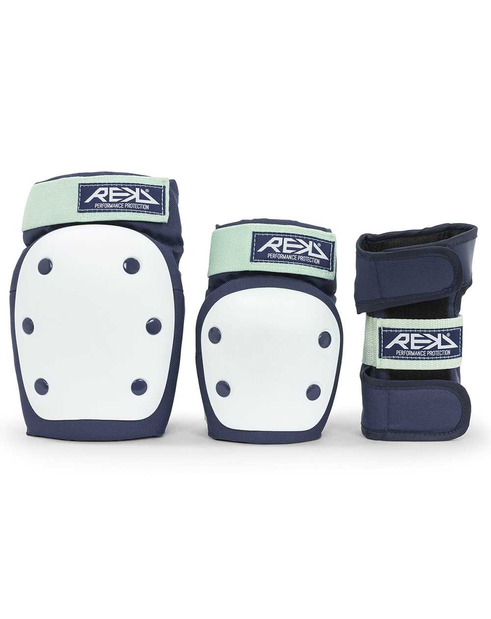 Rekd Protection Kit Proteção Skate Heavy Duty Blue/Mint