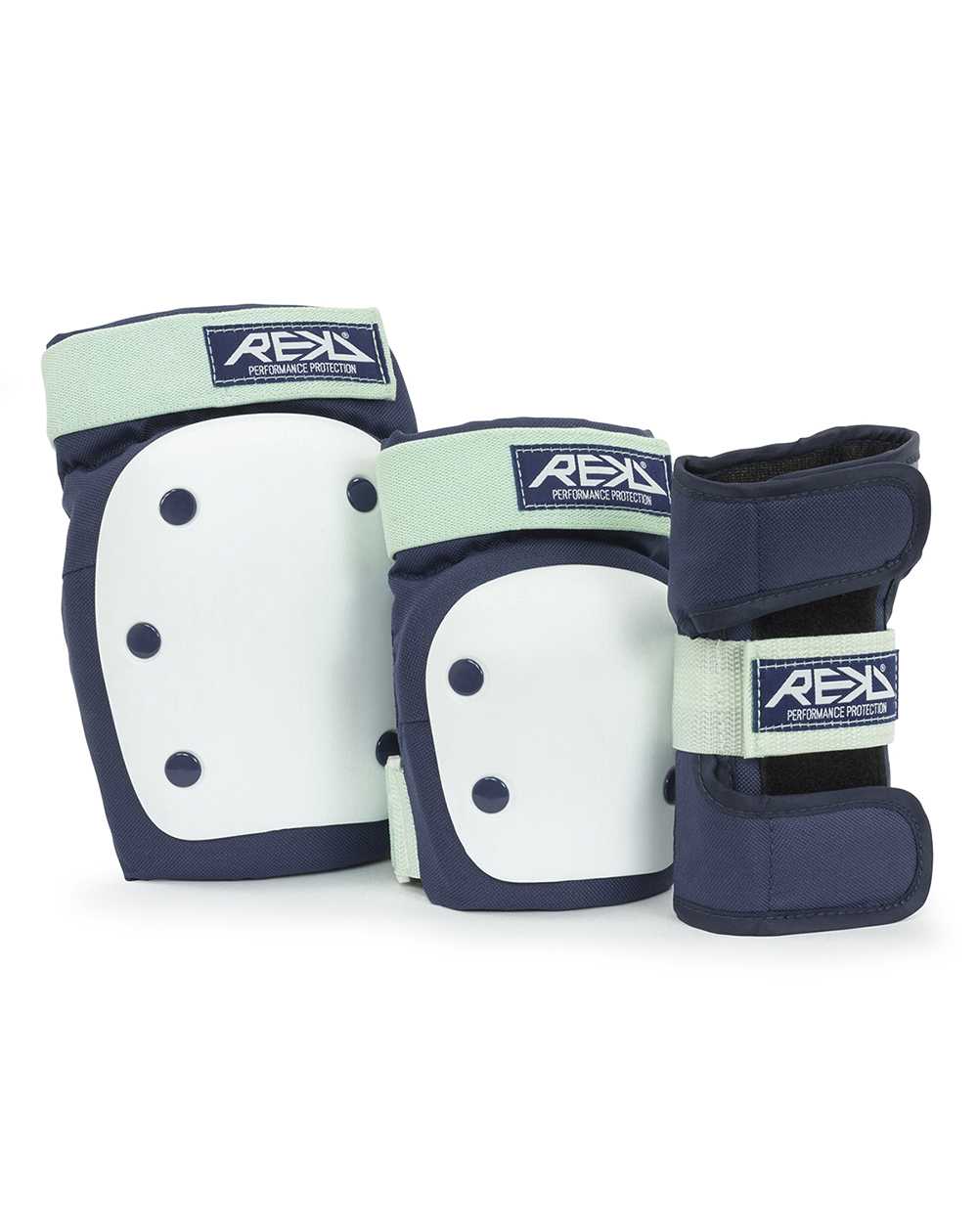 Rekd Protection Kit Proteção Skate Heavy Duty Blue/Mint