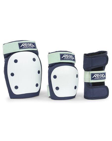 Rekd Protection Ensemble de Protection Skateboard Heavy Duty Blue/Mint