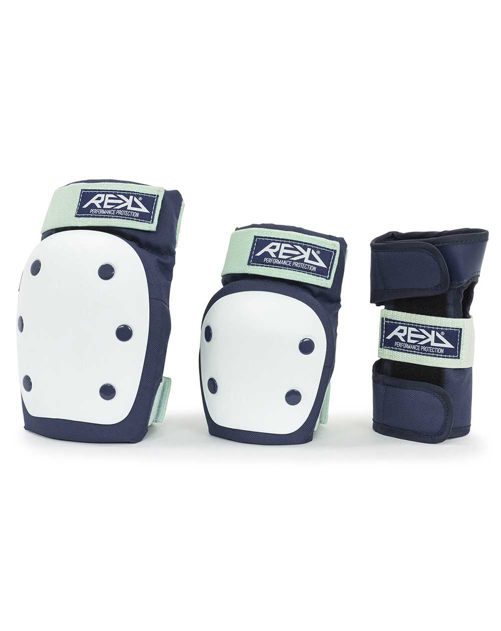 Rekd Protection Set Protezioni Skateboard Heavy Duty Blue/Mint