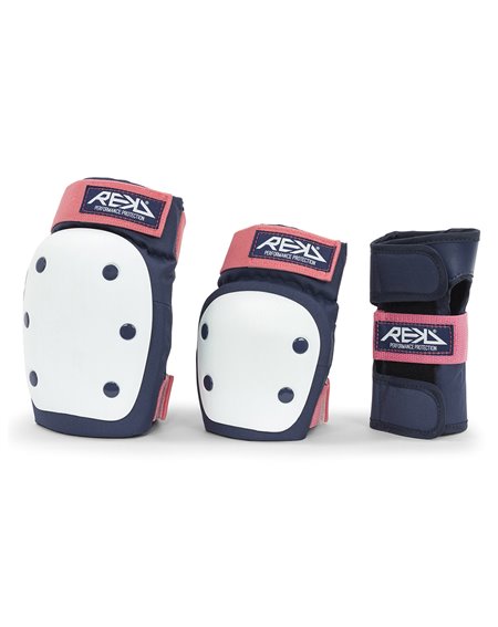 Rekd Protection Set Protezioni Skateboard Heavy Duty Blue/Pink