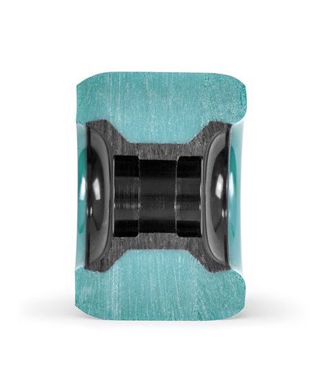 Mindless Viper 65mm 82A Skateboard Wheels Green pack of 4