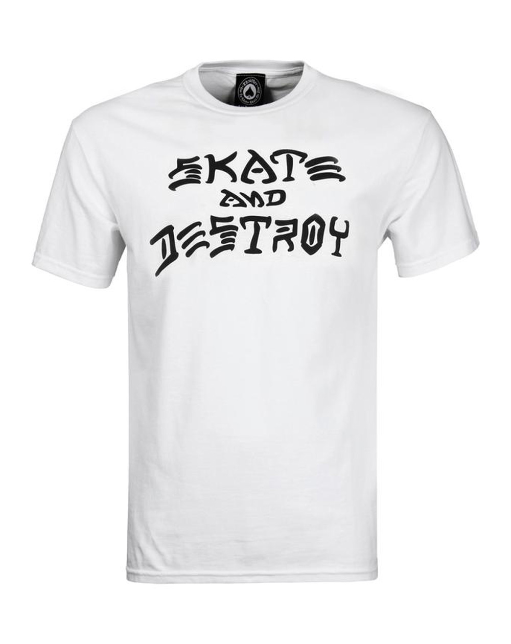 Thrasher Skate and Destroy Camiseta para Hombre White